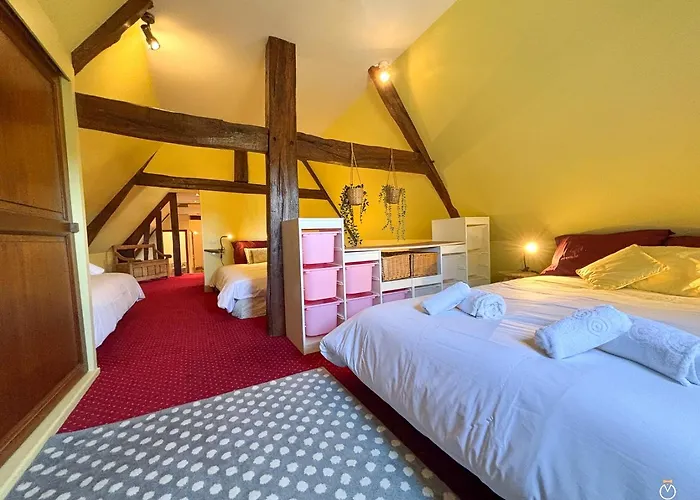 Casa de Férias Du Bel Angerville Bain Nordique Pont L'evêque