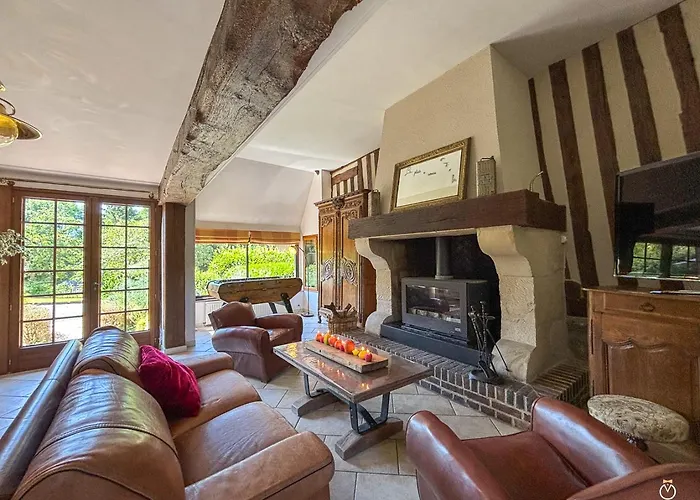 Casa de Férias Du Bel Angerville Bain Nordique Pont L'evêque *