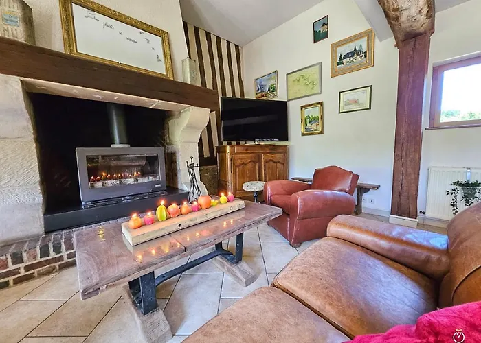 Du Bel Angerville Bain Nordique Pont L'evêque Casa de Férias Saint-André-dʼHébertot